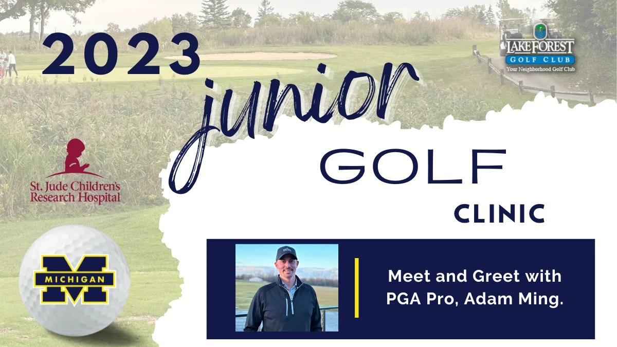 2023 Junior Golf Clinic is coming up!