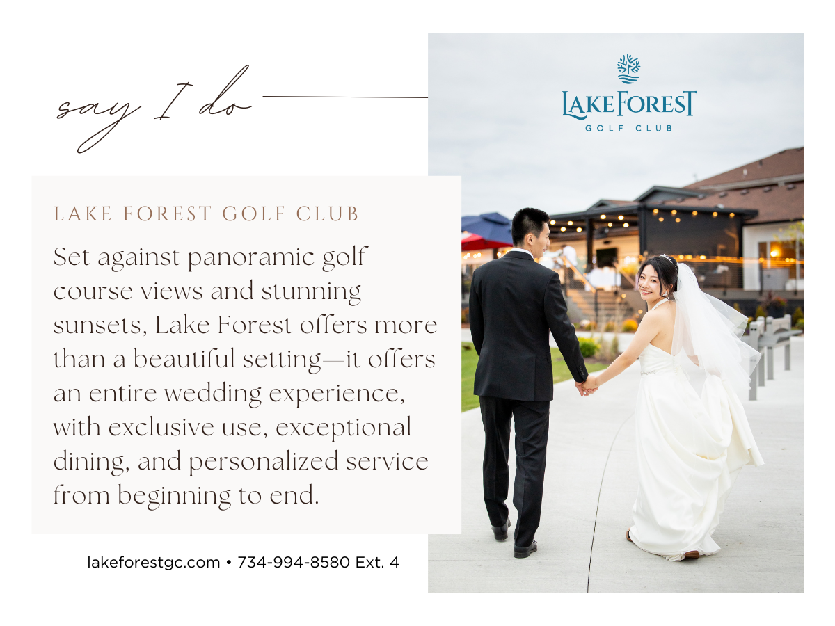 Book Your Wedding at Lake Forest
